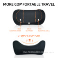 2021 black neck pillow breathable car head pillow